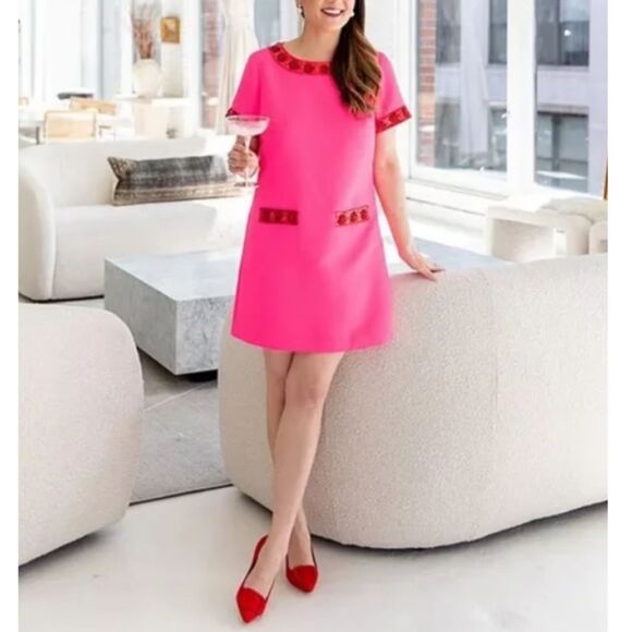 SAIL to SABLE Style Charade Hibiscus Tracey Mini Dress Women’s Size Small New - Picture 2 of 10